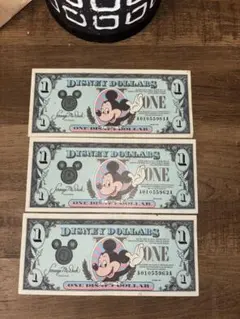 最安値！ディズニーダラー　1ドル　80周年 新品 ディズニーダラー 1ドル 80周年デザイン Disney 5枚セット - メルカリ