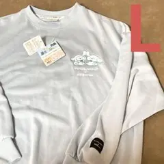 【新品未使用】お文具といっしょ×サンリオ　刺繍トレーナー　　シナモン　サイズLのサムネイル