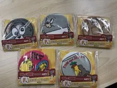 ハッピーくじ トムとジェリー E賞 缶バッチコレクション 缶ミラー 5種