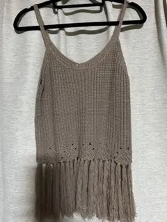 ニットビスチェ