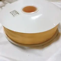両面サテンリボン 幅4mm 長さ91M 髪飾りのDIY 装飾素材 花束 ゴールド