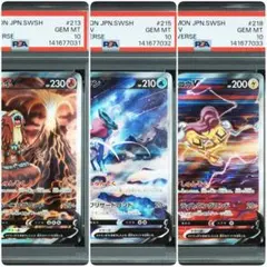 【PSA10 連番】エンテイV スイクンV ライコウV SAR 三犬
