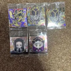 鬼滅の刃ウエハースシール5枚セット