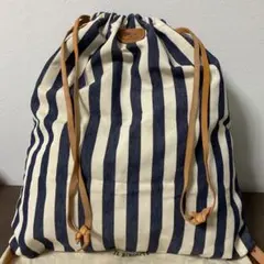 ☆開店セール☆ 新品未使用 美品 イルビゾンテ ストライプ ロゴ バックパック