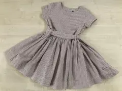 プチバトー　ストライプワンピース  104