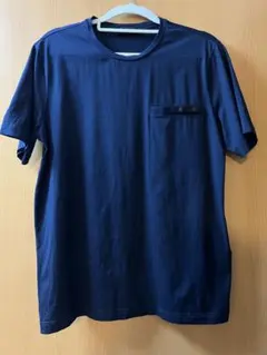 PRADA ネイビー Tシャツ ポケット付き - メルカリ