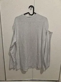 グレー 長袖Tシャツ