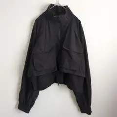 希少】【切り返し】オリーブグリーン ショート丈ジャケット - メルカリ