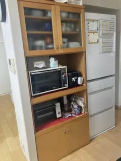 直接手渡し希望•札幌市】 ロウヤ LOWYA 食器棚 - メルカリ