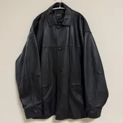 BEAMS 黒レザージャケット