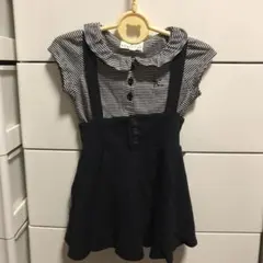 《新品同様・組曲セット110》黒スカート シャツ セット大特価‼️