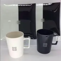 ジバンシィ　マグカップ2点とプレートセット2枚　バイカラーのサムネイル