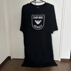 EMPORIO ARMANI ロゴプリント Tシャツ ブラックのサムネイル