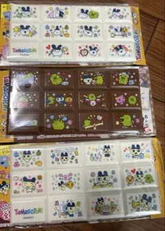 たまごっち ちょこぶろっくしーる チョコブロックシール　3点セット