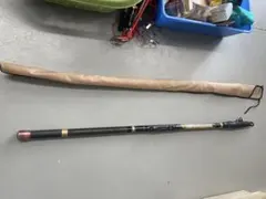 SURF 450 4.5メートル 投げ竿 振出 富士リールシート 竿袋付き現状品のサムネイル