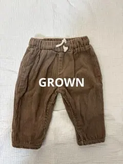 【着用1回】GROWN コーデュロイパンツ 3-6ヶ月