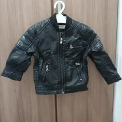 ブラックレザー ジャケット 95cm