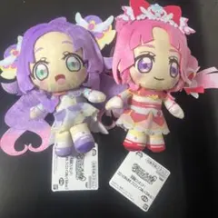名探偵プリキュア！コロっとまんまる プリフェイスぬいぐるみ　2種セット