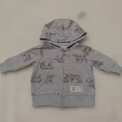 carter's トラ柄フード付きパーカー 3ヶ月