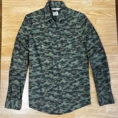 GOLDEN GOOSE ゴールデングース カモ柄シャツ XSサイズのサムネイル