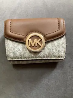 MICHAEL KORS 三つ折り財布 ブラウン/ベージュ