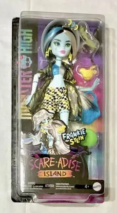モンスターハイ Skull Shores 白黒フランキースタイン New Mattel Monster High Doll Skull Shore Frankie Stein Rare