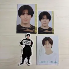 北川拓実 少年忍者 厚紙 デタカ ステッカー