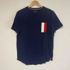 Tommy Hilfiger ネイビー Tシャツ ポケット付き サイズM