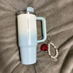 【韓国限定】スタバ タンブラー バブルハートデコチェーン