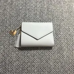 グレー コンパクト財布 カードケース