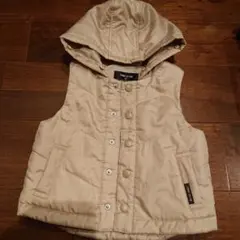 COMME CA ISM ベージュ ダウンベスト 90