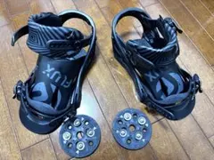 FLUX バインディング　PR ブラック　Mサイズ　18-19モデル