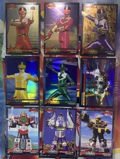森永スーパー戦隊ウエハース 25周年アニバーサリーカード　タイムレンジャーセット