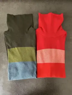 UNIQLOプリンセスタム・タム　ヒートテックシームレスタートルネック2枚セット