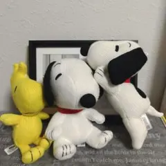PEANUTS スヌーピー ウッドストック ニットあみぐるみ 3体セットのサムネイル