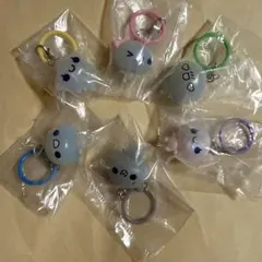 ぷくぷくあわわちゃん　ころんとクリアめじるしチャーム　コンプリートセット