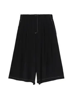 S'YTE オーガニックコットン ワッシャー ラップキュロットパンツ 26SS