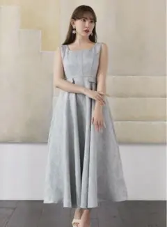 Herlipto Classic Floral Jacquard Dress