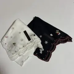 INTERMODE 刺繍ハンカチ2枚セット