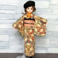 リカちゃん ハンドメイド 着物 3点 洋服 服 手作り 着せ替え 和服　浴衣
