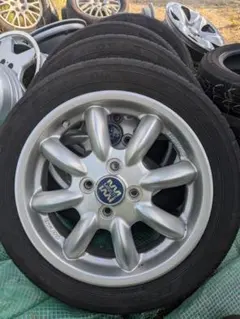 ミニライト１４インチアルミ、タイヤ週末限定値下げ BMW MINI (ミニ) 純正 MINILITE (ミニライト) 15×6J(+43)PCD100