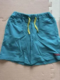 新品ターコイズ ハーフパンツ ウエストゴム　110