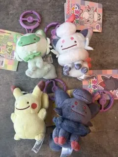 ポケモン へんしん メタモン マスコット ポケセン ぬいぐるみ 4体