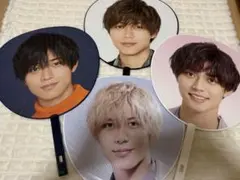 King & Prince うちわ4枚セット 永瀬廉 団扇 キンプリ