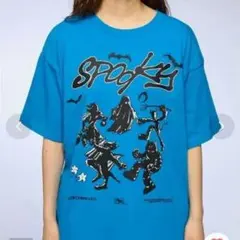 新品♦✨ODDSTUDIO✨♦グラフィックデザイン　半袖Ｔシャツ♦Ｍサイズ♦青色