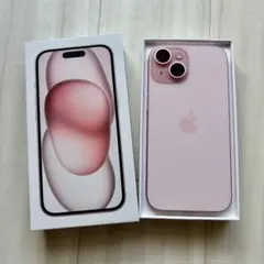 【美品】iPhone 15 256GB ピンク SIMフリー