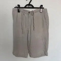 無印良品 リネンショートパンツ 生成色 Mのサムネイル