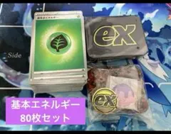 ポケモンカード　基本エネルギー80枚、ダメカン、ダメカンケース