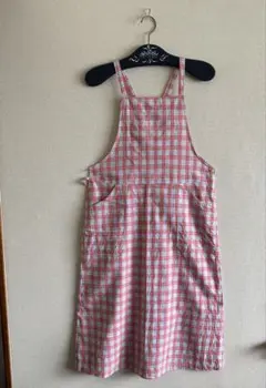メルカリ便♡花柄＆水玉（ドット）　エプロン♡昭和レトロ♡デニプロン♡日本製 昭和レトロ 水玉 エプロン ピンク ドット柄 ヴィンテージ - メルカリ