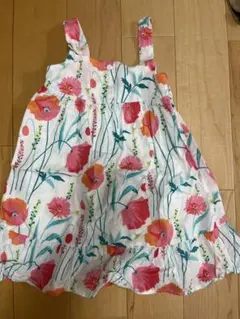 H&M 花柄ストラップワンピース